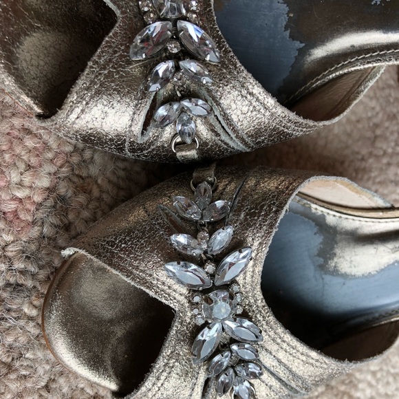 Matisse Rhinestone Toe Crackled Leather D’orsay - Picture 2 of 4